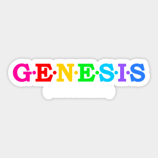 Genesis  - The Beginning. Sticker